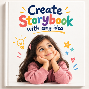 Create your own story - whatever your child loves