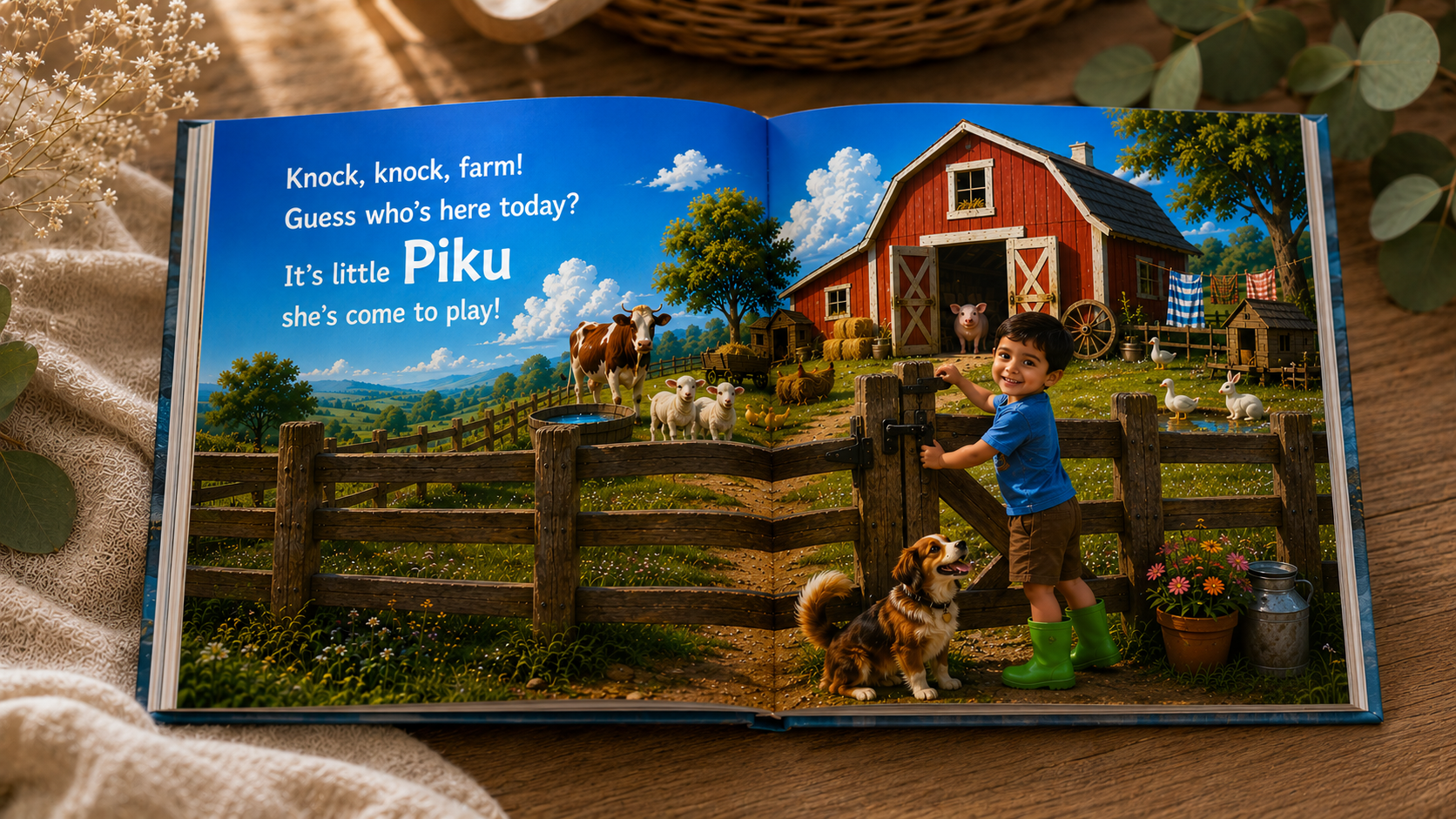 The Boy's Farm Friends Say Hello