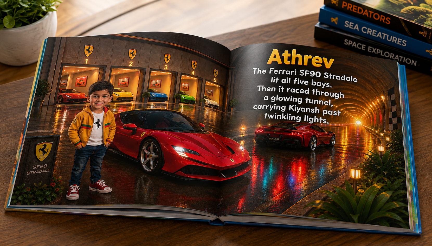 The Boy and  Super Car Adventure