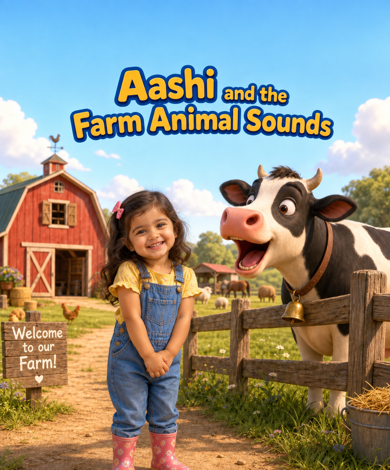 The Girl and the Farm Animal Sounds