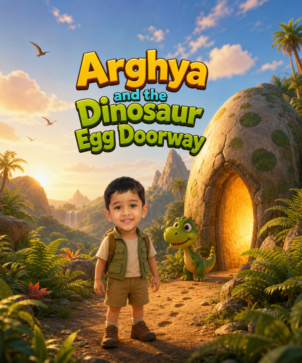 The Boy and the Dinosaur Egg Doorway