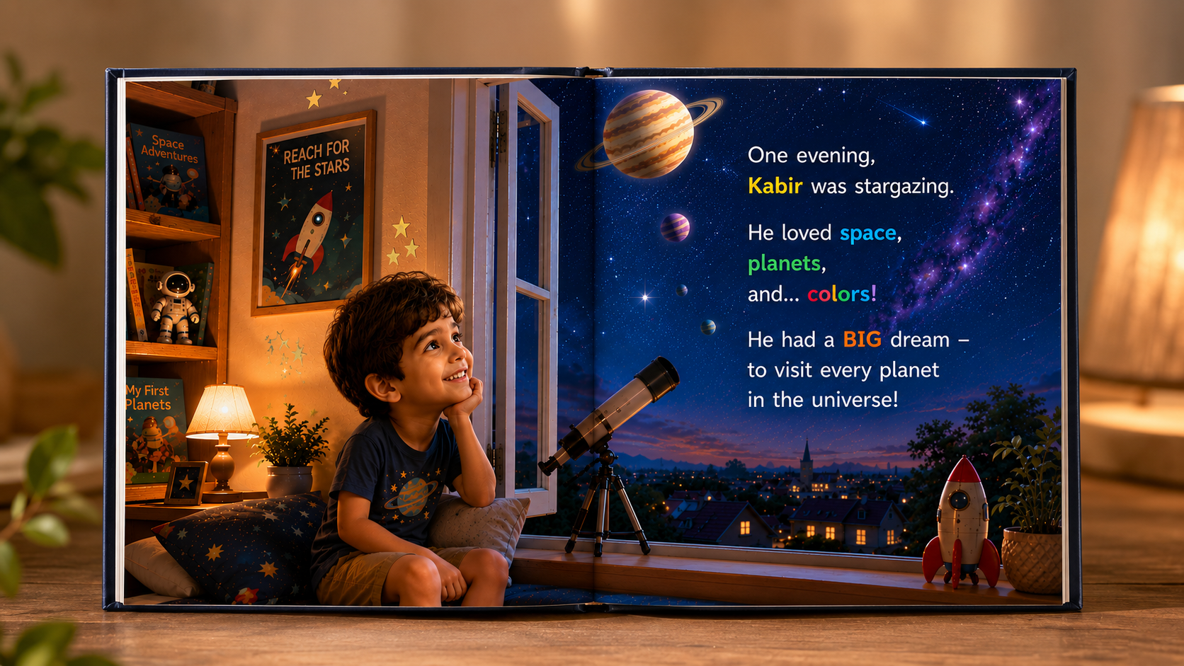 The Boy and the Secret Planet of Colors