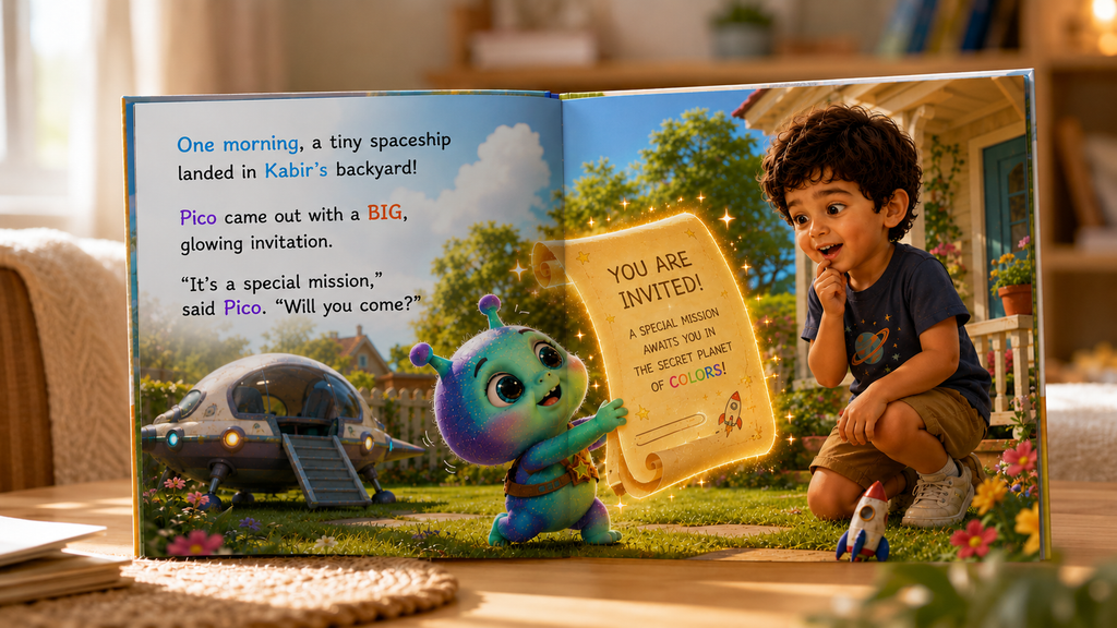 The Boy and the Secret Planet of Colors