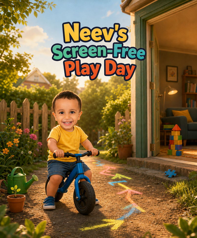 The Boy and the screen-free Play Day